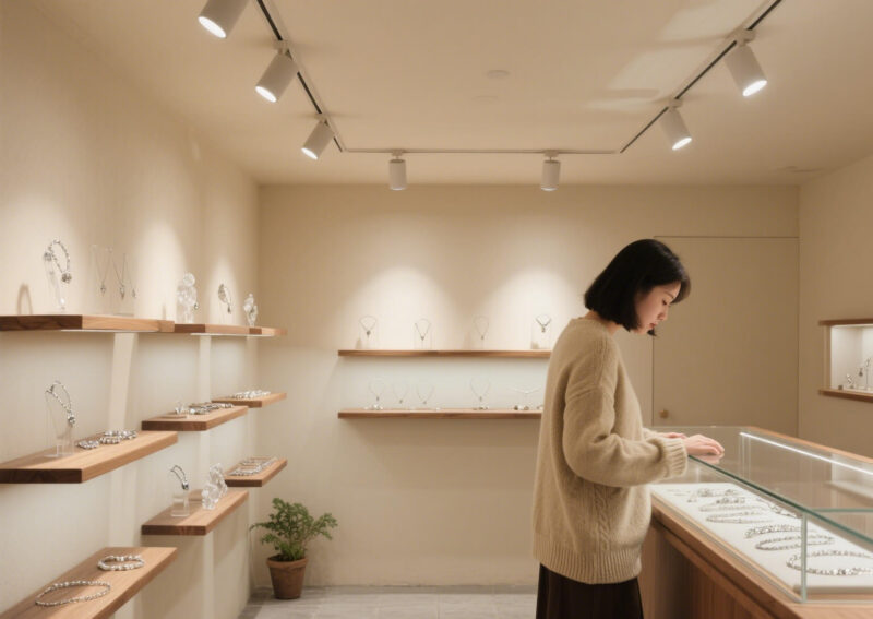 Jewelry store lighting display Jewelry store lighting display