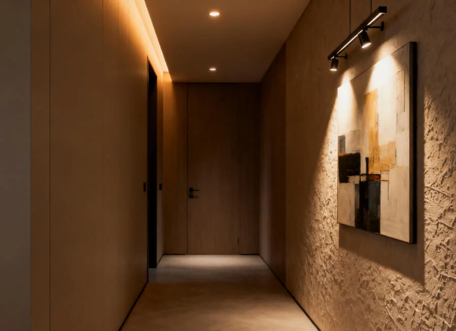 Minimalist home entryway